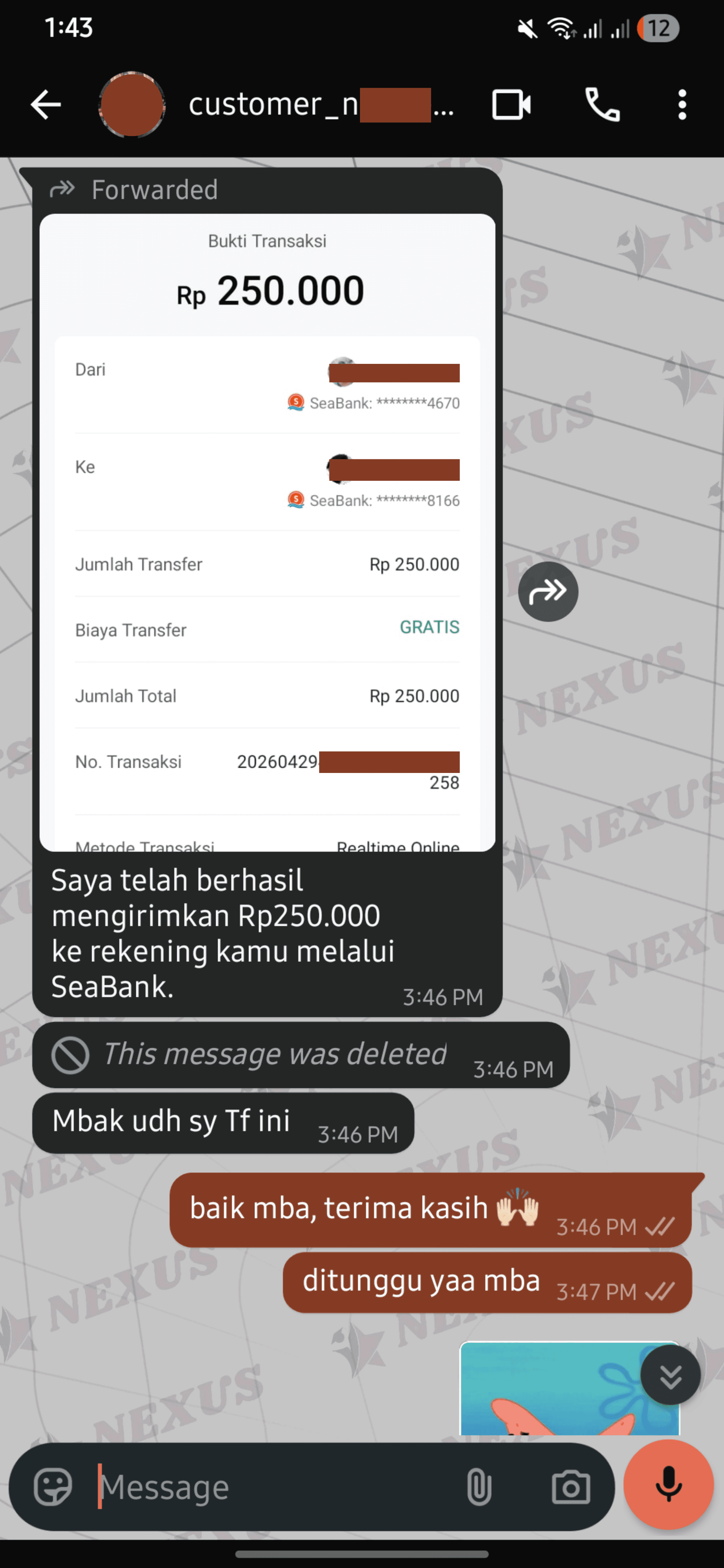 Testimoni klien Nexus