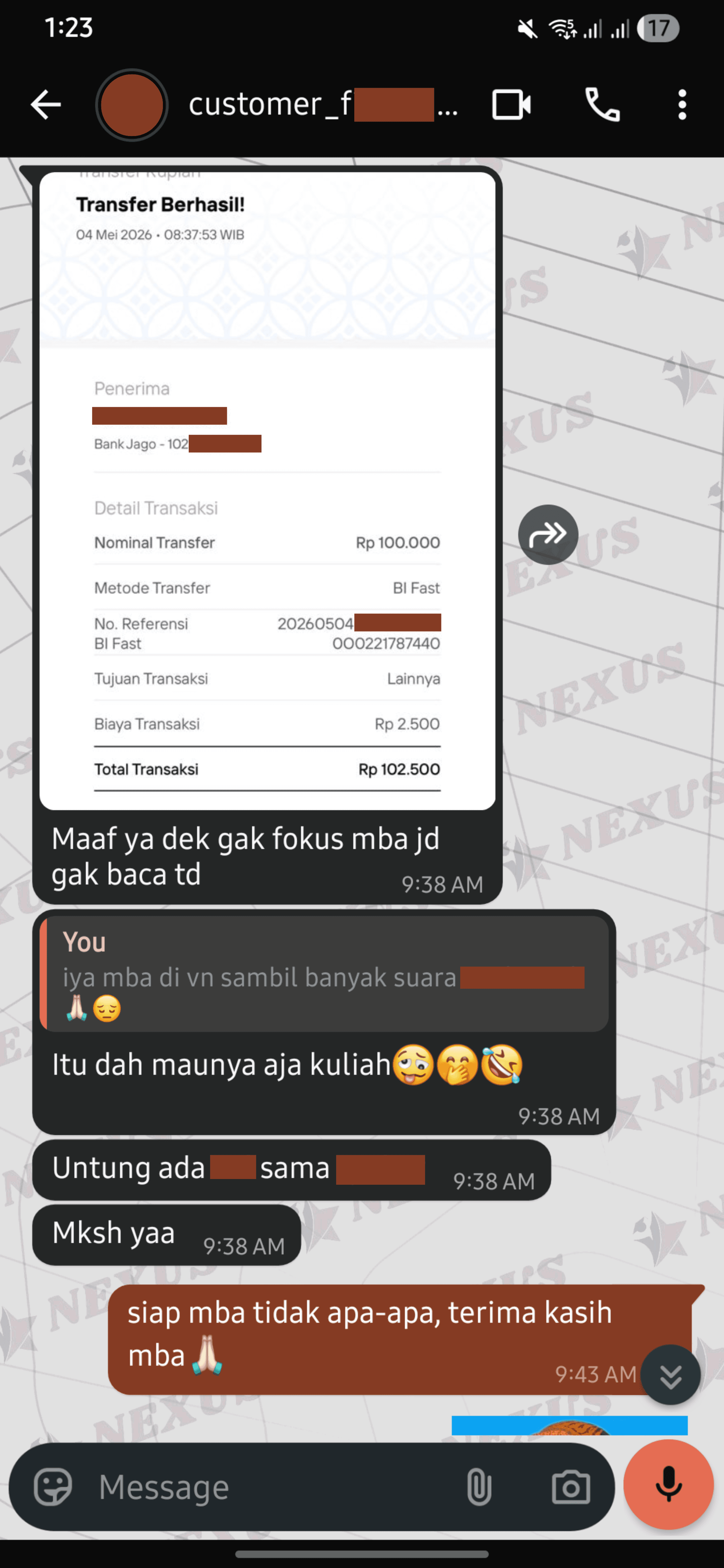 Testimoni klien Nexus