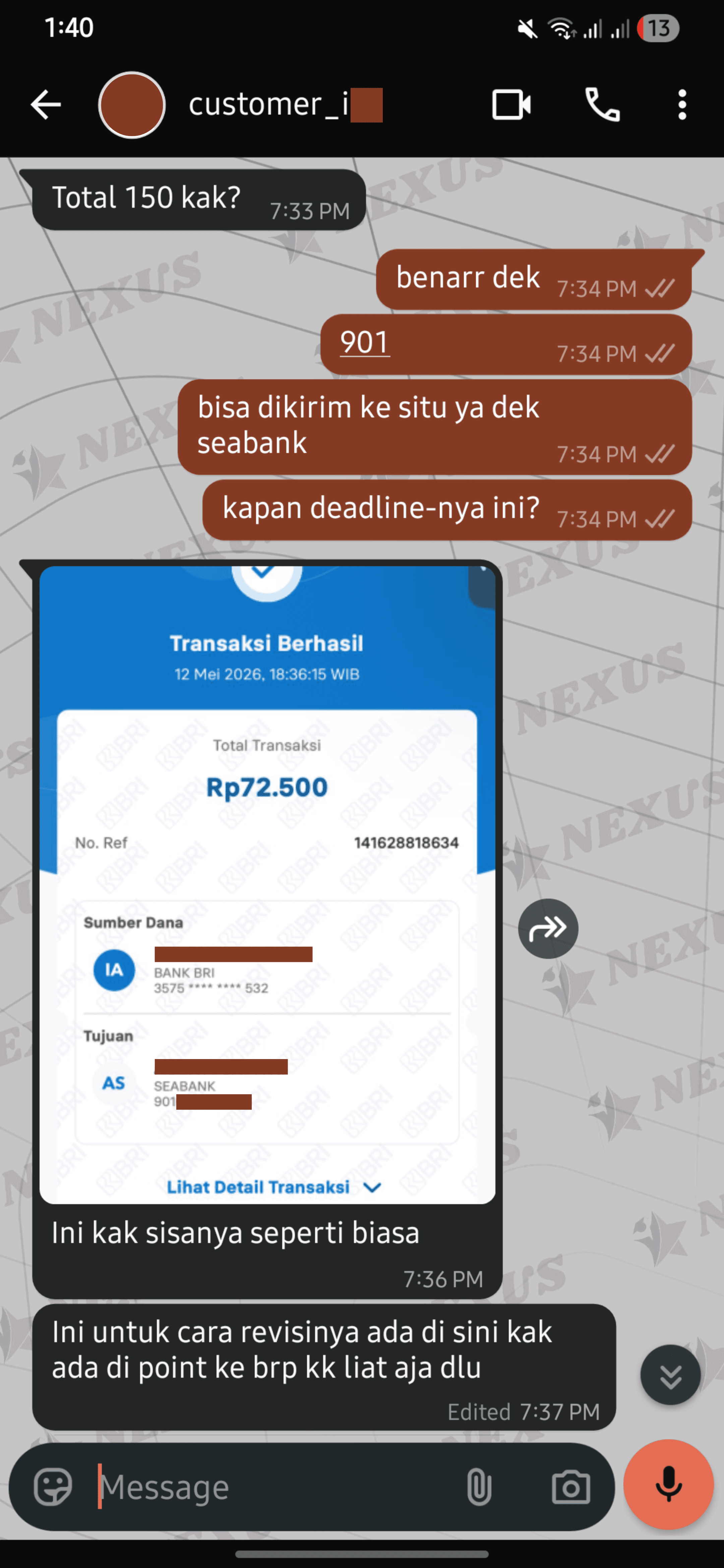 Testimoni klien Nexus